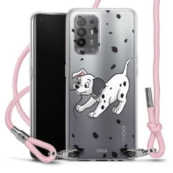 New Carry Case Transparent Stoff rosa/silber