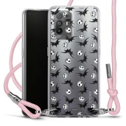 New Carry Case Transparent Stoff rosa/silber