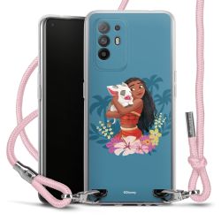 New Carry Case Transparent Stoff rosa/silber