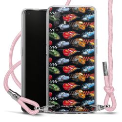 New Carry Case Transparent Stoff rosa/silber