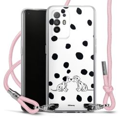 New Carry Case Transparent Stoff rosa/silber