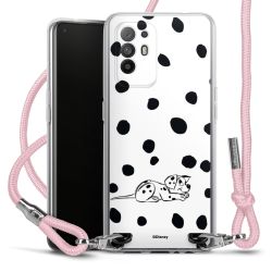 New Carry Case Transparent Stoff rosa/silber