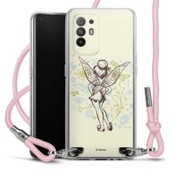 New Carry Case Transparent Stoff rosa/silber