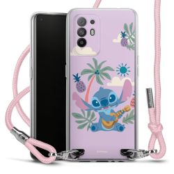 New Carry Case Transparent Stoff rosa/silber