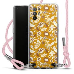 New Carry Case Transparent Stoff rosa/silber