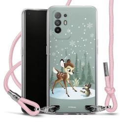 New Carry Case Transparent Stoff rosa/silber