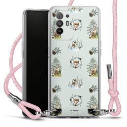 New Carry Case Transparent Stoff rosa/silber