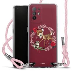 New Carry Case Transparent Stoff rosa/silber