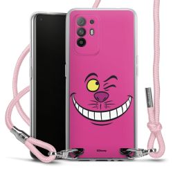 New Carry Case Transparent Stoff rosa/silber