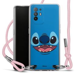 New Carry Case Transparent Stoff rosa/silber