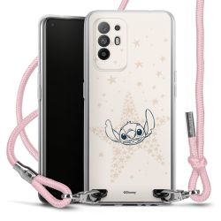 New Carry Case Transparent Stoff rosa/silber