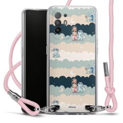 New Carry Case Transparent Stoff rosa/silber