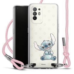 New Carry Case Transparent Stoff rosa/silber