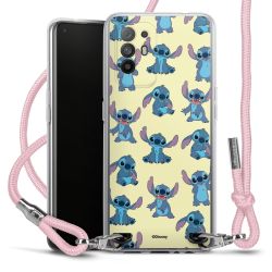 New Carry Case Transparent Stoff rosa/silber