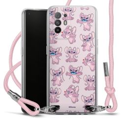 New Carry Case Transparent Stoff rosa/silber