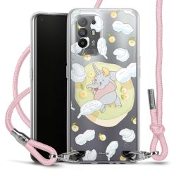 New Carry Case Transparent Stoff rosa/silber