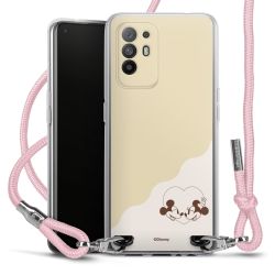 New Carry Case Transparent Stoff rosa/silber