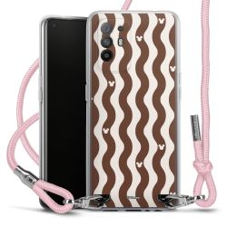 New Carry Case Transparent Stoff rosa/silber