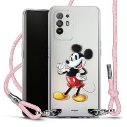 New Carry Case Transparent Stoff rosa/silber