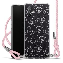 New Carry Case Transparent Stoff rosa/silber