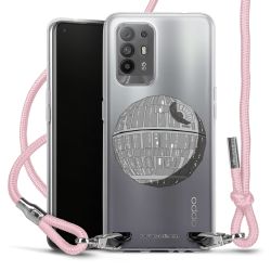 New Carry Case Transparent Stoff rosa/silber