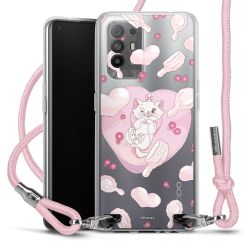 New Carry Case Transparent Stoff rosa/silber