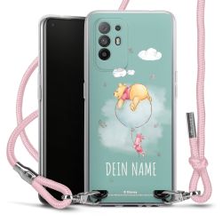 New Carry Case Transparent Stoff rosa/silber