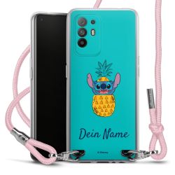 New Carry Case Transparent Stoff rosa/silber