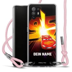 New Carry Case Transparent Stoff rosa/silber