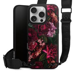 Donkerrode en roze bloemen