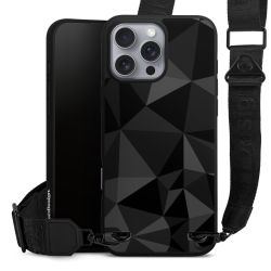 Motif Polygone Noir