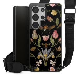 Wildblumen und Biene Schwarz