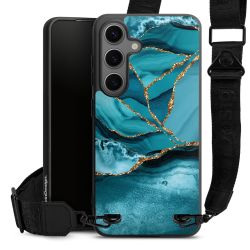 Eisblaue Marmor Landschaft