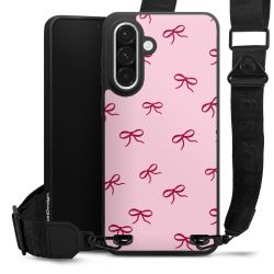 Bows Red Pink Pattern