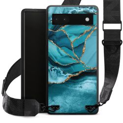 Eisblaue Marmor Landschaft