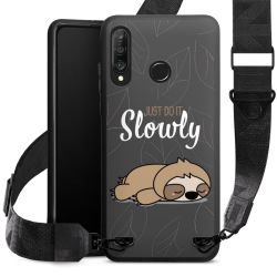 Just Do It Slowly Sloth Grey