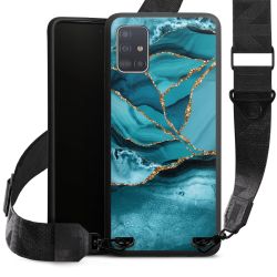 Eisblaue Marmor Landschaft