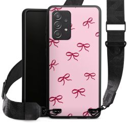 Bows Red Pink Pattern