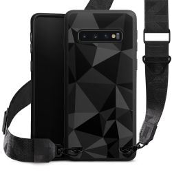 Motif Polygone Noir