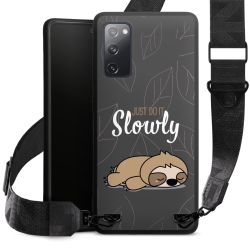 Just Do It Slowly Sloth Grey