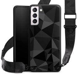 Motif Polygone Noir