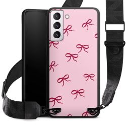 Bows Red Pink Pattern