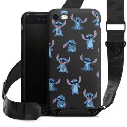 Stitch Faces Pattern Transparent