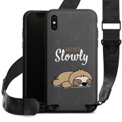 Just Do It Slowly Sloth Grey