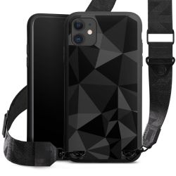 Motif Polygone Noir