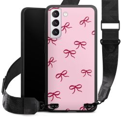 Bows Red Pink Pattern