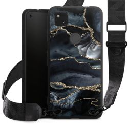 Or marbré foncé Aspect pailleté