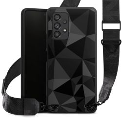 Motif Polygone Noir