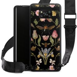 Veldbloemen en Bijen Zwart