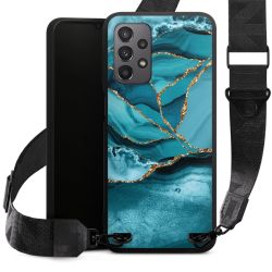 Eisblaue Marmor Landschaft